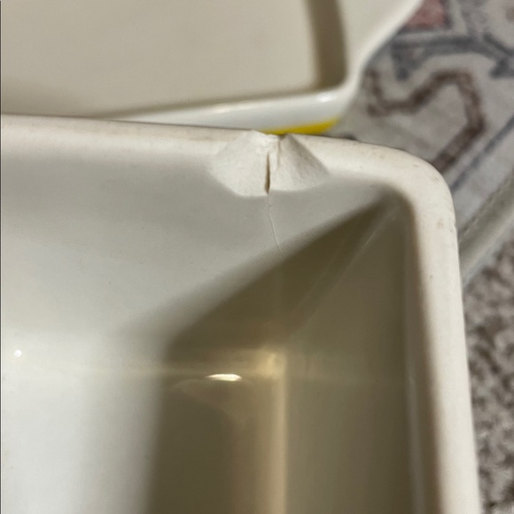 Emma’s Present by CW Hand-Painted Ceramic Butter Dish with Lid - Picture 5 of 6